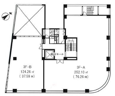 元代々木サンサンビルB 間取り図