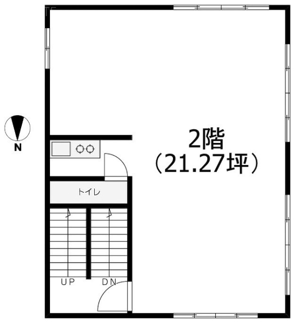 朝倉ビル2F 間取り図