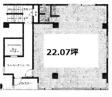 東上野サンライズビル2F 間取り図