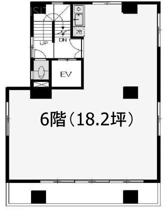 井上第2ビル6F 間取り図