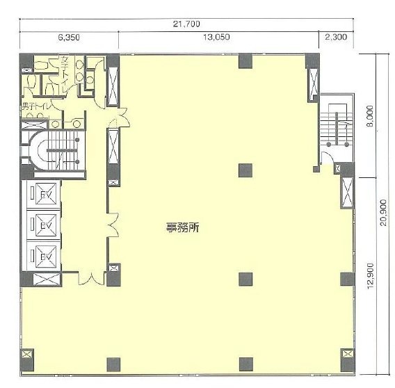 FORECAST人形町2F 間取り図