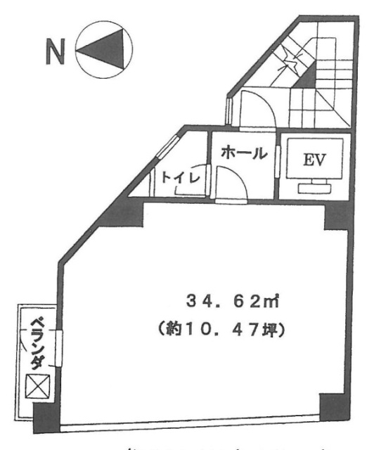 ワコー代々木ビル3F 間取り図