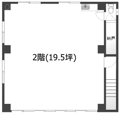 コウトクビル2F 間取り図