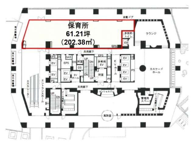 コンシェリア西新宿(TOWER’S WEST)1F 間取り図