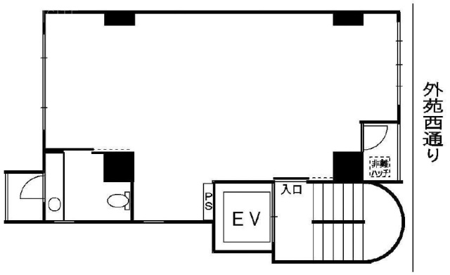 西麻布アジアビル2F 間取り図