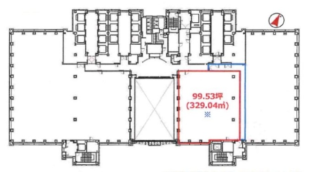 新宿マインズタワー8F 間取り図