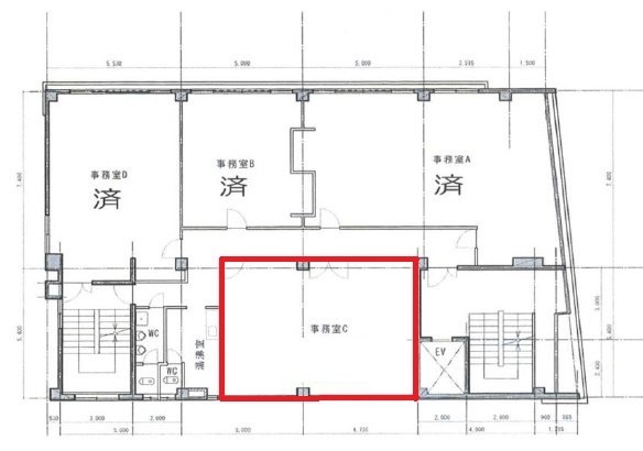 加瀬ビルC 間取り図