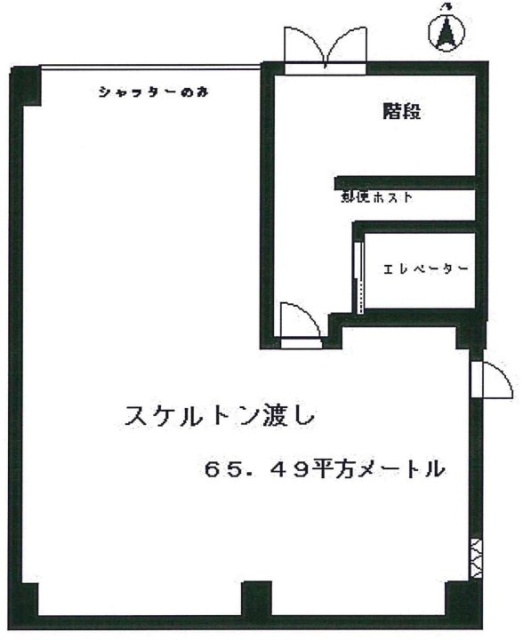 ティンバースクエアービル1F 間取り図