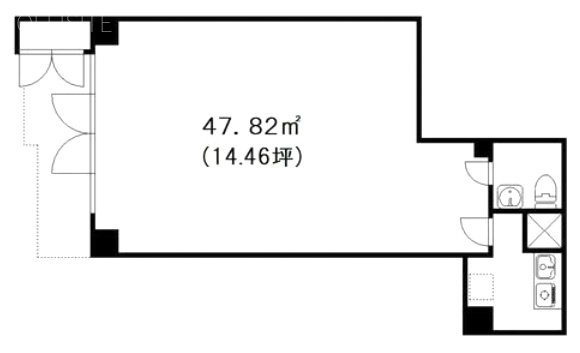 ソフィア西浅草1F 間取り図