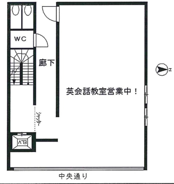 シルクロードふじビルビル2F 間取り図