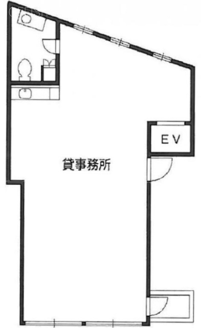 ルート神楽坂8F 間取り図