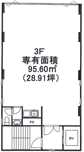 NYビル3F 間取り図