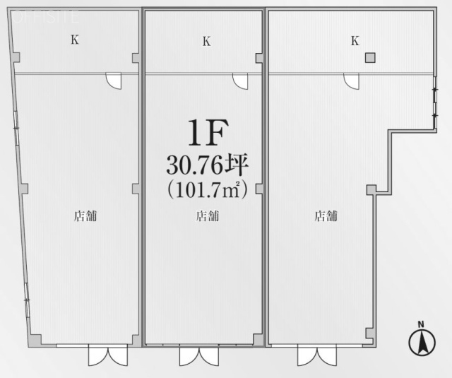 CREAL TERACCE自由が丘1F 間取り図