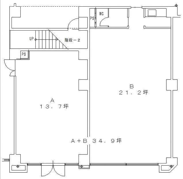 第二ハセガワビルB 間取り図