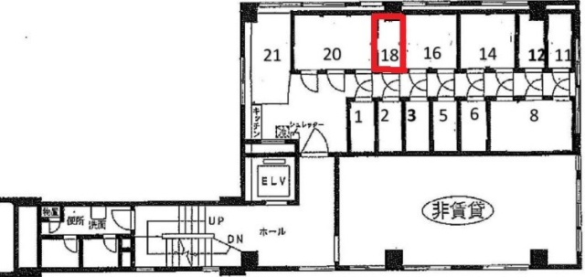 矢板ビル18 間取り図