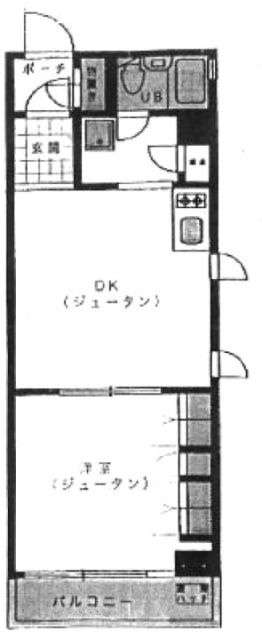 サンサーラ第3御苑403 間取り図