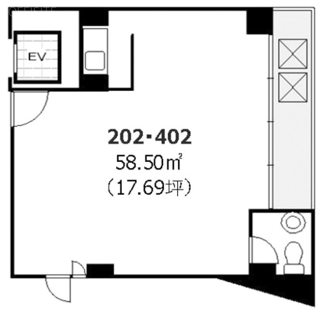 CITTAビル202 間取り図