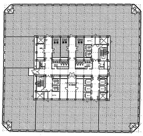 世界貿易センタービル7F 間取り図