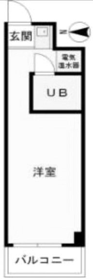 DIKマンション新橋413 間取り図