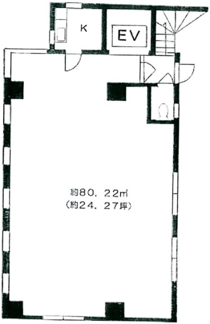 第2久保ビル4F 間取り図