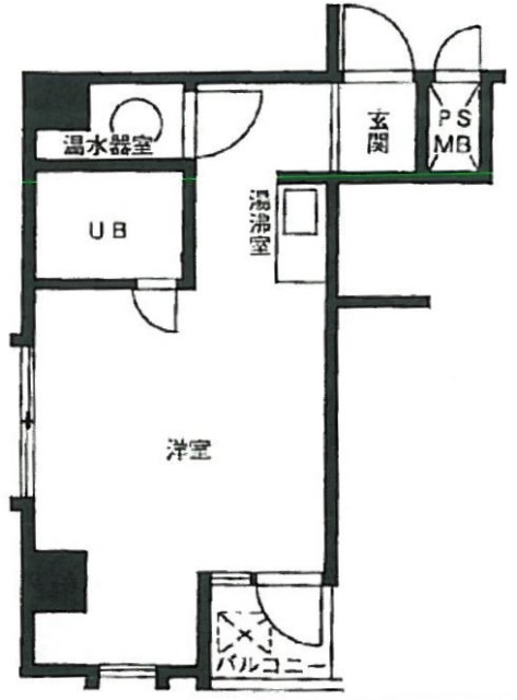 トーコー水道橋マンションビル302 間取り図