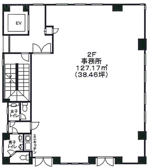 西船橋キーストーンビル2F 間取り図