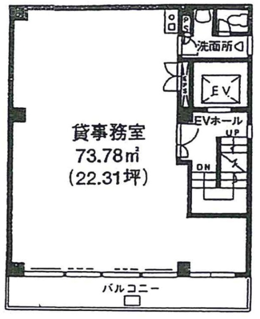 新都心ファーストビル5F 間取り図