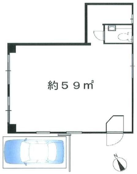 プラチナコート南青山ビル1F 間取り図