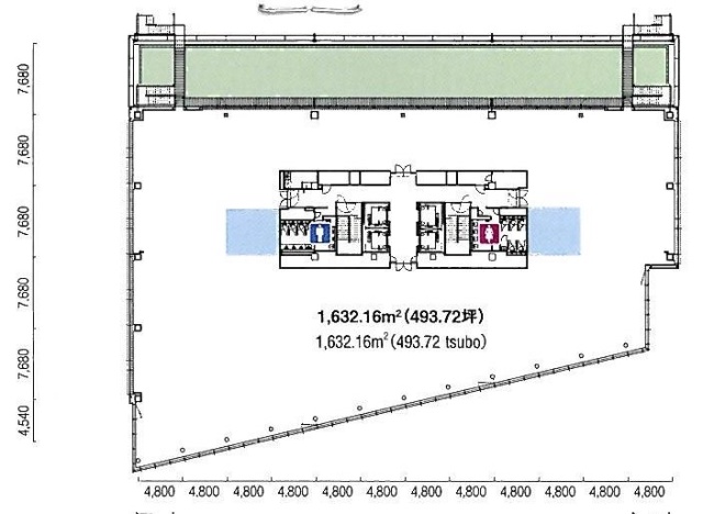 Daiwa麻布テラス5F 間取り図