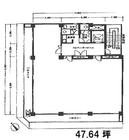 八重洲KHビル5F 間取り図