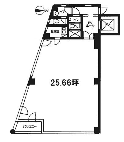舶来堂ビル5F 間取り図