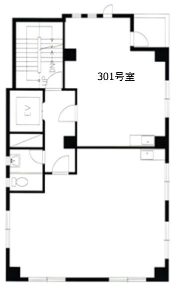 第2スヂノビル301 間取り図