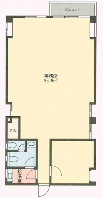 栄光堂三田ビル2F 間取り図
