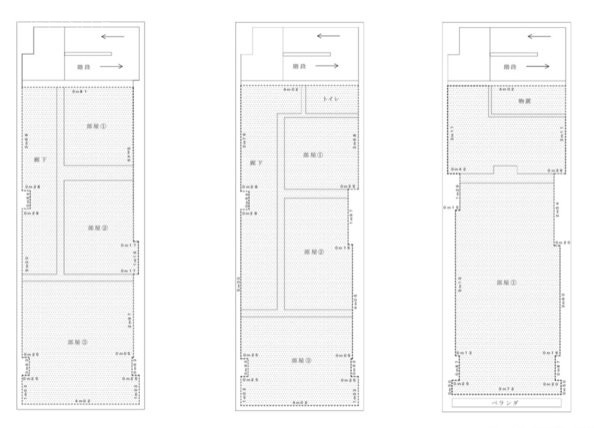 PRESI蒲田駅前ビル3F~5F 間取り図