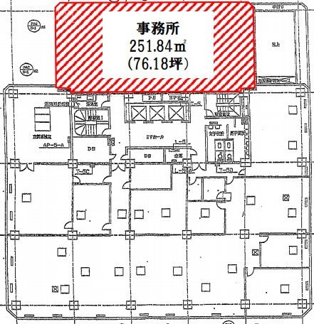 郵政福祉琴平ビル5F 間取り図