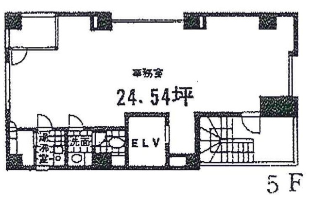 KOWAⅢビル5F 間取り図