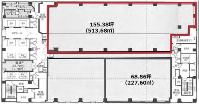 シーフォートスクエアセンタービル10F 間取り図