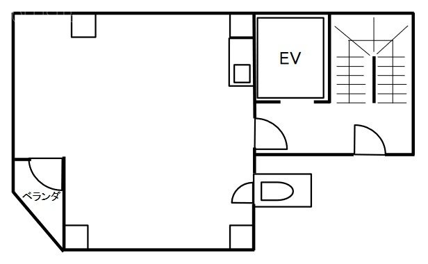 中丸ビル202 間取り図