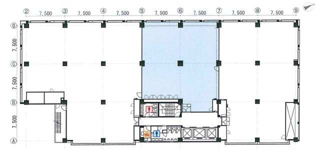 虎ノ門40MTビル4F 間取り図