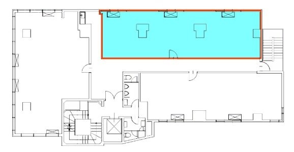 芝ロイヤービルB 間取り図