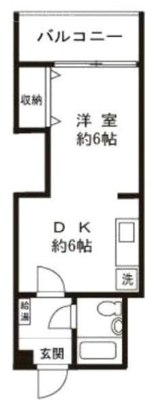マドモアゼルビル403 間取り図