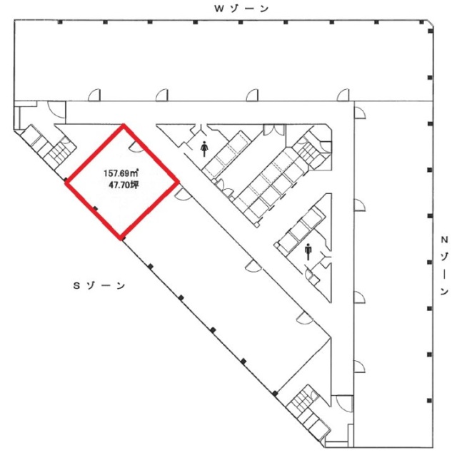 新宿第一生命ビル12F 間取り図