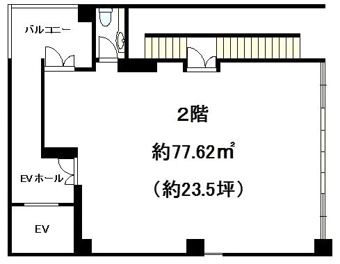 恩京アムールビル2F 間取り図