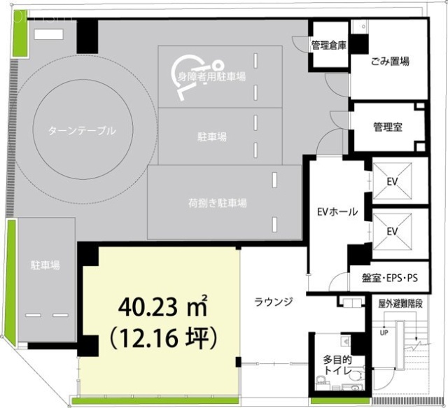 (仮称)日本橋本町4丁目ビル1F 間取り図