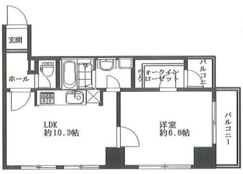 セントヒルズ代々木903 間取り図