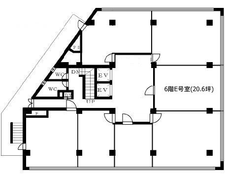 山の手ビルE 間取り図