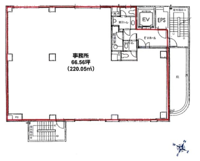 五番町TMビル2F 間取り図