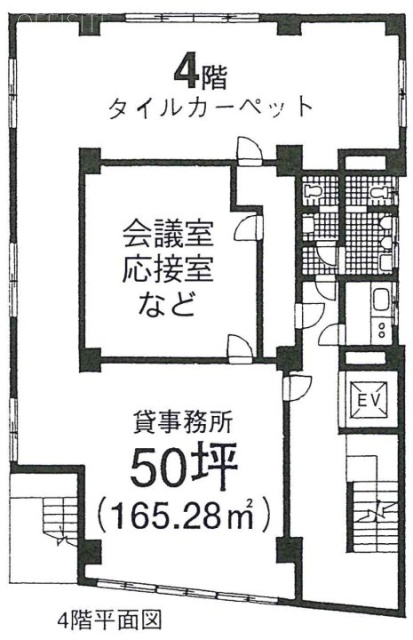 油本ビル4F 間取り図