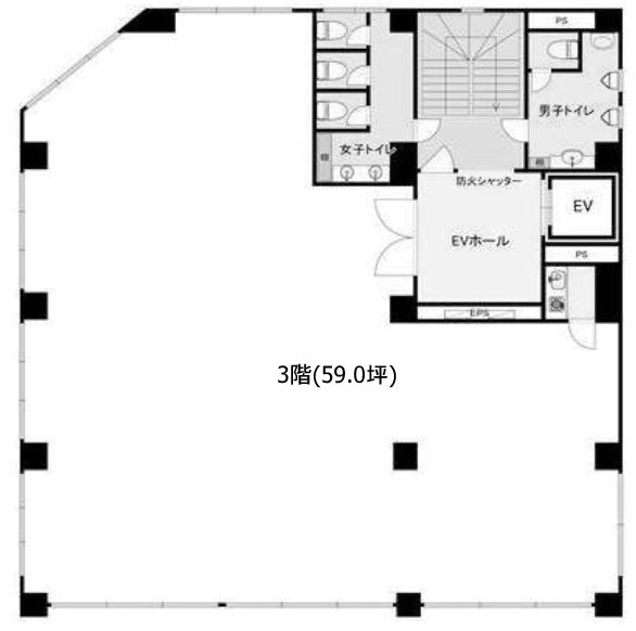 佐久間ビル3F 間取り図