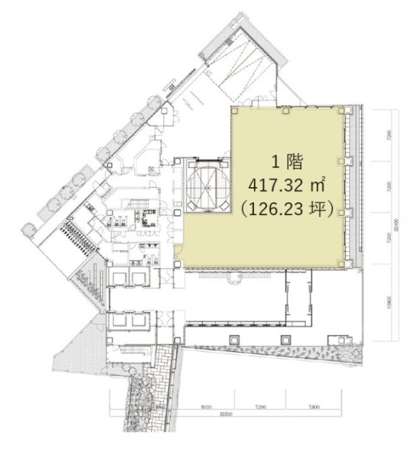 神保町北東急ビル1F 間取り図